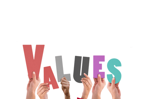 hands holding values text on transparent background - Download Free Stock Videos Pikwizard.com