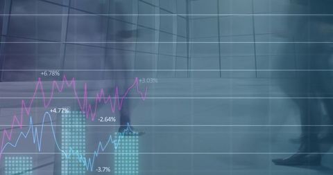 Business Professionals Analyzing Financial Graphs and Charts