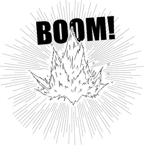 Comic-style Explosion with BOOM Text on Transparent Background - Download Free Stock Videos Pikwizard.com