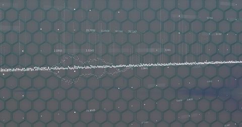 Futuristic Data Visualization with Hexagonal Grid - Download Free Stock Images Pikwizard.com