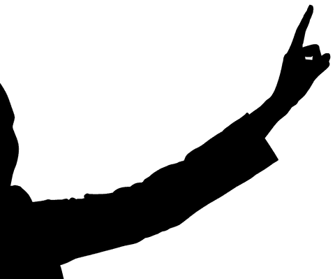 silhouette of man touching virtual screen on transparent background - Download Free Stock Videos Pikwizard.com