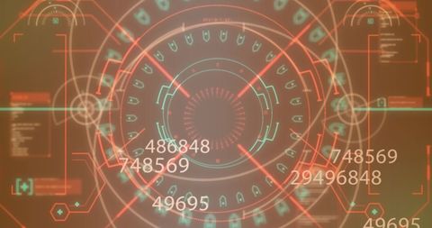 Futuristic Digital Interface with Data Scanning and Analysis - Download Free Stock Images Pikwizard.com