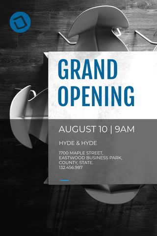 modern grand opening event announcement - Download Free Stock Templates Pikwizard.com