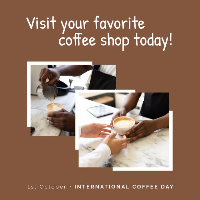 International Coffee Day Celebration In Your Favorite Coffee Shop - Download Free Stock Templates Pikwizard.com