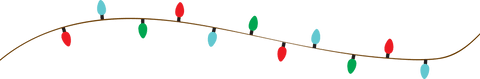 Colorful Christmas Lights on String with Transparent Background - Download Free Stock Videos Pikwizard.com