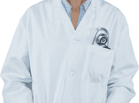 Portrait of Transparent Doctor in White Coat with Stethoscope - Download Free Stock Videos Pikwizard.com