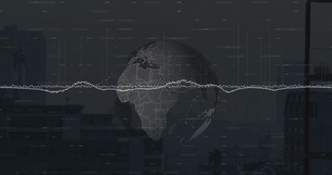 Global Financial Data Network Concept with Digital Globe - Download Free Stock Images Pikwizard.com