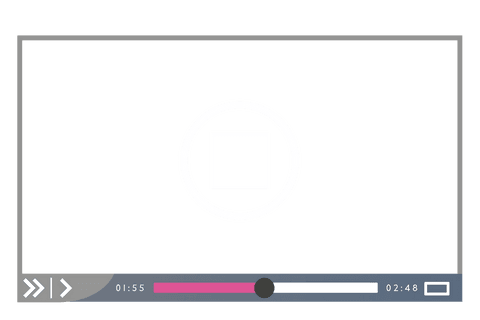 Minimalist Video Player Interface on Transparent Background - Download Free Stock Videos Pikwizard.com