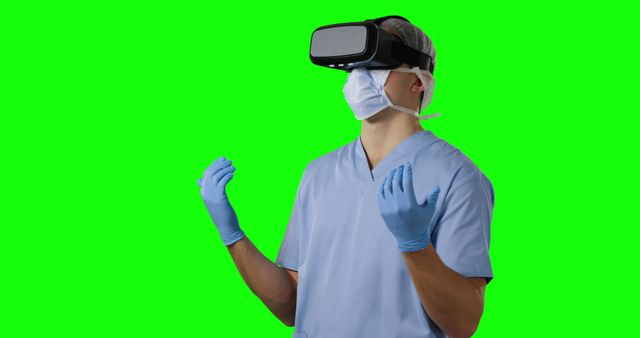 Healthcare Professional Using Virtual Reality for Medical Training - Download Free Stock Images Pikwizard.com
