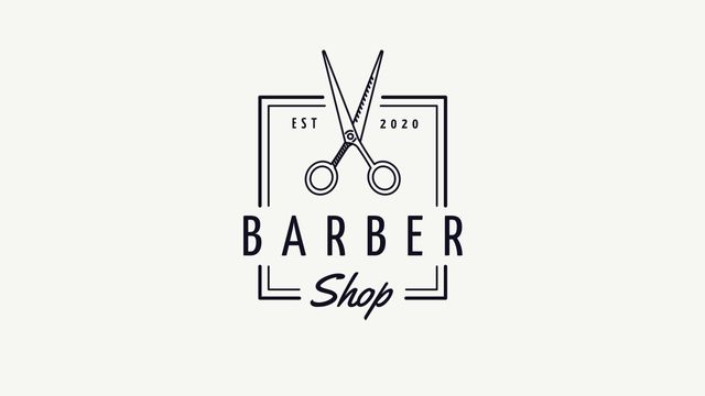 Ideal for use in promotional materials, signage, business cards, and tutorials related to barbering and hair salons. Suitable for branding new establishments or giving a classic, vintage feel to existing brands.