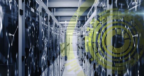 Futuristic Data Center Hosting Complex Networking Technology - Download Free Stock Images Pikwizard.com