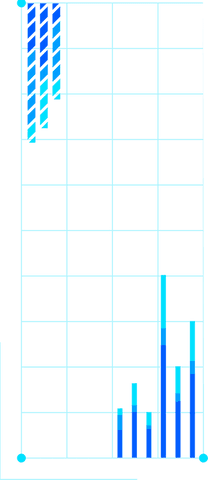 Modern Transparent Flat Histogram with Blue Tones for Analytics - Download Free Stock Videos Pikwizard.com