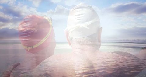 Dreamy Senior Retired Couple Enjoying Seaside - Download Free Stock Images Pikwizard.com