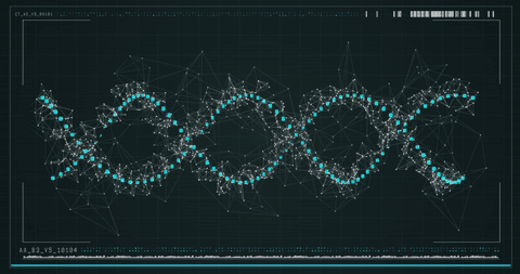 transparent dna sequence art on digital screen - Download Free Stock Videos Pikwizard.com