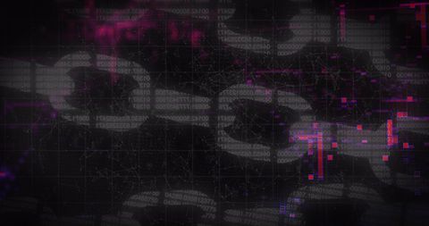 Futuristic Data Processing Background with Abstract Grid - Download Free Stock Images Pikwizard.com