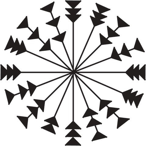 Symmetrical Arrow Pattern on Transparent Background - Download Free Stock Videos Pikwizard.com