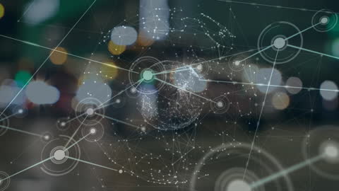 Digital Connections Global Network Data Visualization