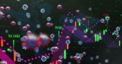 Coronavirus Impact on Global Financial Markets Visualization - Download Free Stock Images Pikwizard.com