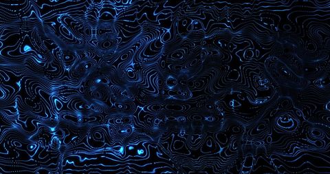 Abstract Blue Wave Patterns on Black Background - Download Free Stock Images Pikwizard.com