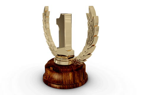 gold cup with first place emblem on transparent background - Download Free Stock Videos Pikwizard.com