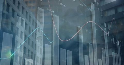 Abstract Financial Data Overlay with Business Context - Download Free Stock Images Pikwizard.com