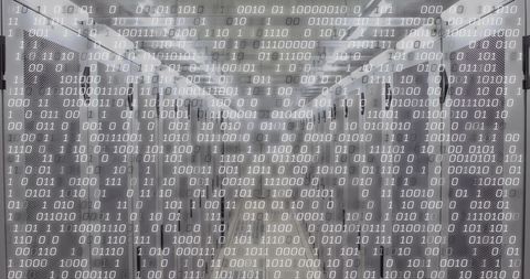 Digital Binary Date Stream in Modern Data Center