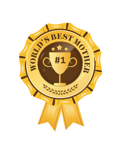 transparent world's best mother medal - trophy on ribbon - Download Free Stock Videos Pikwizard.com