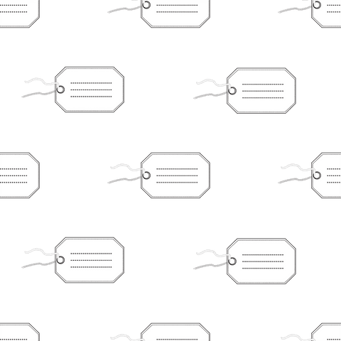 Seamless Pattern of White Labels on Transparent Background - Download Free Stock Videos Pikwizard.com