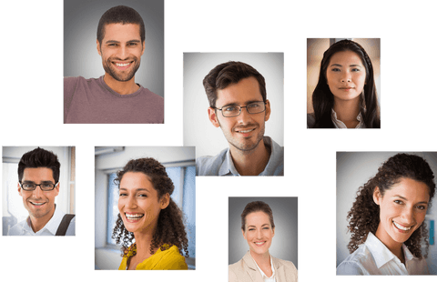 Diverse Business Professionals Smiling Transparent Background PNG - Download Free Stock Videos Pikwizard.com