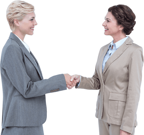 transparent businesswomen enthusiastically shaking hands - Download Free Stock Videos Pikwizard.com