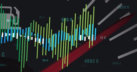 Digital Data Processing Overlaid on Car Dashboard - Download Free Stock Images Pikwizard.com