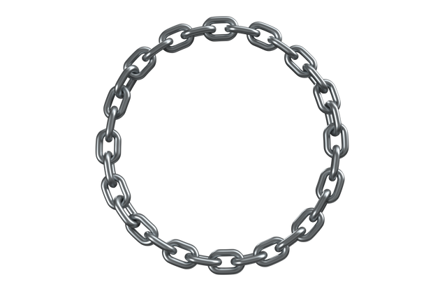 Shiny Metal Circular Chain Outline Transparent - Download Free Stock Videos Pikwizard.com