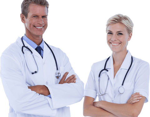 Confident Medical Professionals on Transparent Background - Download Free Stock Videos Pikwizard.com