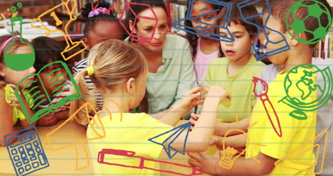 Engaging Classroom with Children Learning Science Experiment