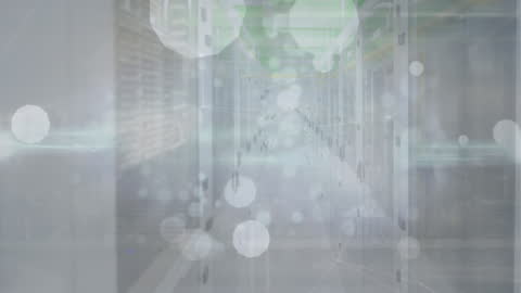 Advanced Network Technology in Modern Server Room