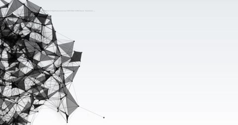 Abstract Geometric Network on White Backdrop - Download Free Stock Images Pikwizard.com