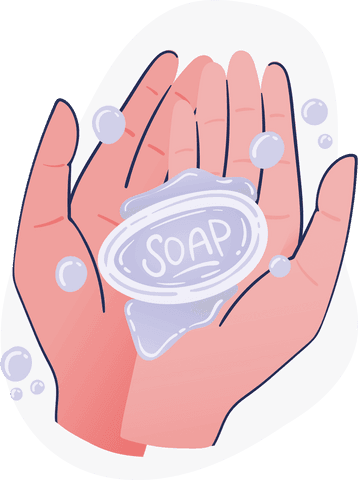 hands washing with soap on transparent background - Download Free Stock Videos Pikwizard.com