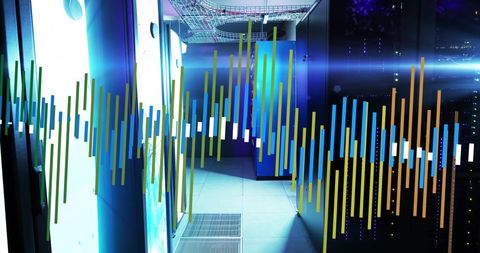 Digital Data Processing Concept in Server Environment - Download Free Stock Images Pikwizard.com