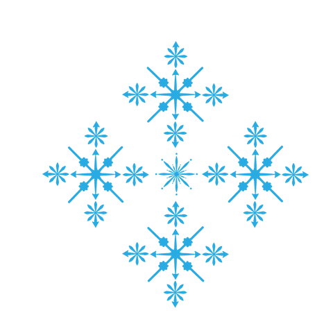 transparent blue snowflake graphic for winter designs - Download Free Stock Videos Pikwizard.com
