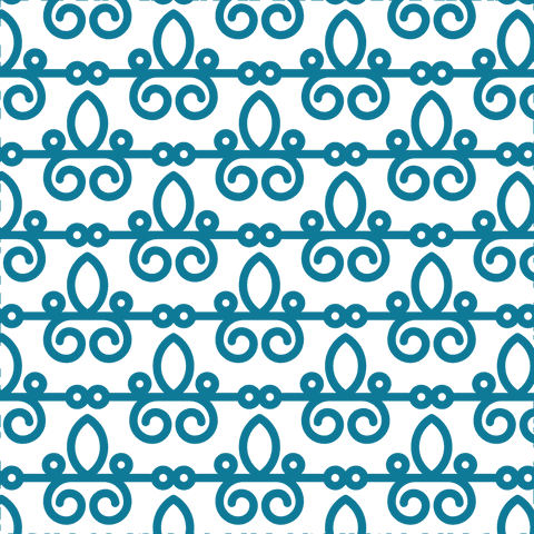Seamless Blue Ornamental Pattern on Transparent Background - Download Free Stock Videos Pikwizard.com