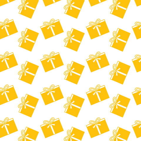 Yellow Presents Pattern on Transparent Background Vector - Download Free Stock Videos Pikwizard.com