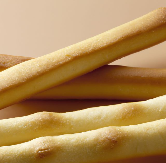 Close up of breadsticks on beige background created using generative ai technology - Download Free Stock Photos Pikwizard.com