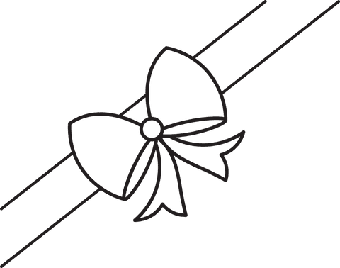 elegant ribbon and bow illustration on transparent background - Download Free Stock Videos Pikwizard.com