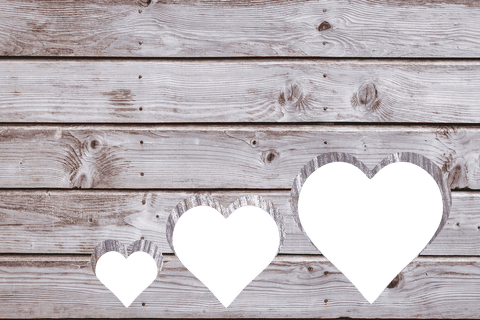 Heart-Cut Wooden Planks on Transparent Skin, Perfect for Love Occasion - Download Free Stock Videos Pikwizard.com