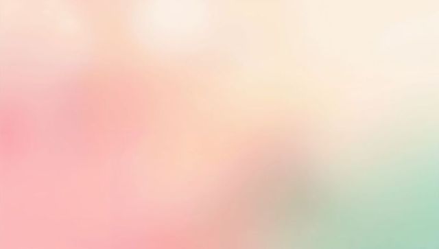 Soft Pastel Gradient Color Field Blurred Background for Calm Minimal Design and Wellness