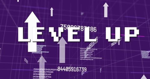 Level Up on Digital Interface with Data Processing Arrows - Download Free Stock Images Pikwizard.com