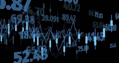 Financial Data Analytics Display with Graphs and Numbers - Download Free Stock Images Pikwizard.com