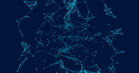 abstract digital network communication patterns on dark background - Download Free Stock Images Pikwizard.com