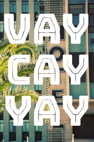 bold vacay text over urban cityscape - Download Free Stock Templates Pikwizard.com