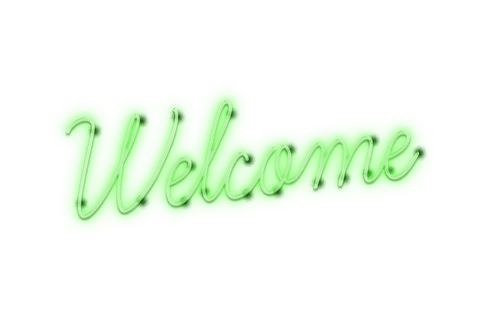 neon welcome text in script font on transparent background - Download Free Stock Videos Pikwizard.com
